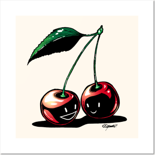 Pair O' Cherries - Buddies Posters and Art